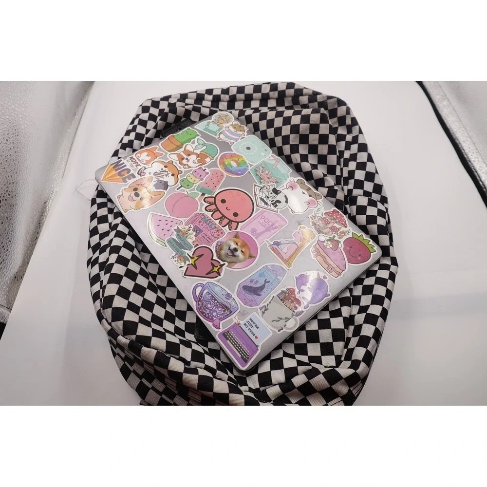 Y2K Skater Grunge Checkered Backpack Vans Old Skool 22L Checkerboard School Bag